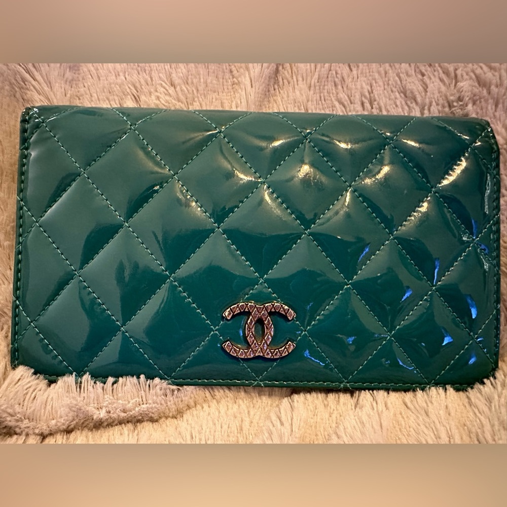 Authentic Chanel Long Flap Wallet